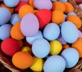 colorful preserved duck eggs