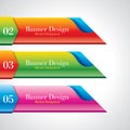 Colorful promotional banner design