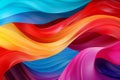 Colorful psychedelic abstract background, vibrant waves, high-resolution graphic design