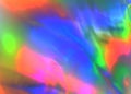 Colorful psychedelic abstract showing stress distribution in plastic