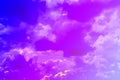 Colorful puffy fluffy cloud Royalty Free Stock Photo