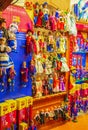 Colorful puppets in a gift shop Prague Old Town Czechia Royalty Free Stock Photo