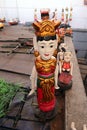 Colorful puppets made of fig tree wood at Hoi An Water Puppet Theater, Vietnam Royalty Free Stock Photo