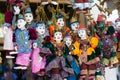 Colorful Puppets from Myanmar Royalty Free Stock Photo