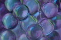 Colorful purple glass balls Royalty Free Stock Photo