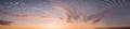 Colorful purple sunset twilight evening sky. High-resolution stitch panorama image Royalty Free Stock Photo