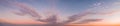 Colorful purple sunset twilight evening sky. High-resolution stitch panorama image Royalty Free Stock Photo