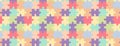 colorful puzzle piece seamless pattern background Royalty Free Stock Photo