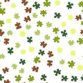 Colorful puzzle seamless background pattern. Vector illustration isolated on white background Royalty Free Stock Photo