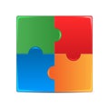 Colorful puzzles Royalty Free Stock Photo