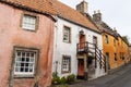 Quaint houses in picturesque village of Culross, Scotland, UK - Outlander TV series location