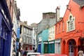 Colorful quaint shops on narrow streets