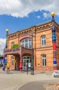 Colorful railway station of Uelzen
