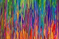 Colorful Rainbow Abstract Dripping Paint Lines Royalty Free Stock Photo