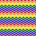 Rainbow Chevron Seamless Pattern