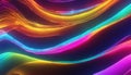 A colorful, rainbow-colored wave pattern Royalty Free Stock Photo