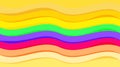 Colorful rainbow colors background, abstract colorful wave line, wallpaper rainbow curve multicolor stripes, rainbow art line Royalty Free Stock Photo