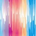 Colorful rainbow dripping background with elongated forms (tiled)