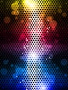 Colorful Rainbow Neon Party Background