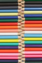 Colorful rainbow pencil zipper. Education,creativity and art concept