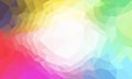 Colorful rainbow polygon background Royalty Free Stock Photo