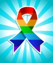 Rainbow Pride Ribbon