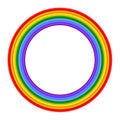 Colorful Rainbow ring Vector Illustration