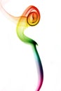 Colorful Rainbow Smoke Royalty Free Stock Photo