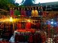 colorful rajasthani dolls and handicrafts for sale in new delhi, india Royalty Free Stock Photo