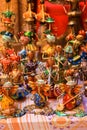 Rajasthani style handicrafts up for sale in the market at Jaisalmer, Rajasthan, India Royalty Free Stock Photo