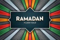 Colorful Ramadan Flash Sale Banner Royalty Free Stock Photo