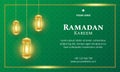 Colorful Ramadan Kareem Banner for social media post