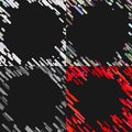 Colorful random diagonal stripe pattern background set Royalty Free Stock Photo