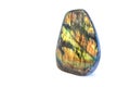 Colorful raw labradorite gemston Royalty Free Stock Photo