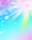 Colorful rays of light, abstract burst background