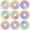 Colorful Realistic Compact Discs