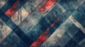Colorful rectangle and triangle pattern. Modern aesthetics abstract background composed of triangles and rectangles. Color palette