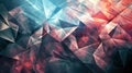 Colorful rectangle and triangle pattern. Modern aesthetics abstract background composed of triangles and rectangles. Color palette