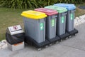 Colorful Recycle Bin photo Royalty Free Stock Photo