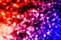 Colorful  red,blue ,violet and purple  light  bokeh abstract  background Royalty Free Stock Photo