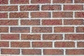 A colorful red and brown and white rectangle brick wall