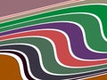 Colorful red green blue pink fluid lines geometries, forms, colorful abstract background, texture Royalty Free Stock Photo