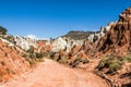 Colorful red sandstone at Cottonwood canyon Road Royalty Free Stock Photo