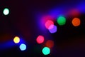 Chrismas lights blur Royalty Free Stock Photo