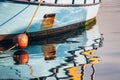 Colorful Reflections of the Boats on the Water