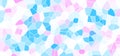 colorful refreshing powder blue and white pastel color irregular shape decoration mosaic