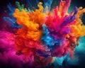 Colorful rendering effect wallpaper.