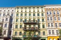 Colorful renovated old houses in Berlin Royalty Free Stock Photo