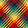 Colorful repeatable motif with diagonal lines