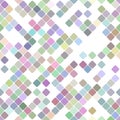 Colorful repeating diagonal square pattern background design - vector graphic Royalty Free Stock Photo